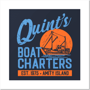 Quint's Boat Charters Posters and Art